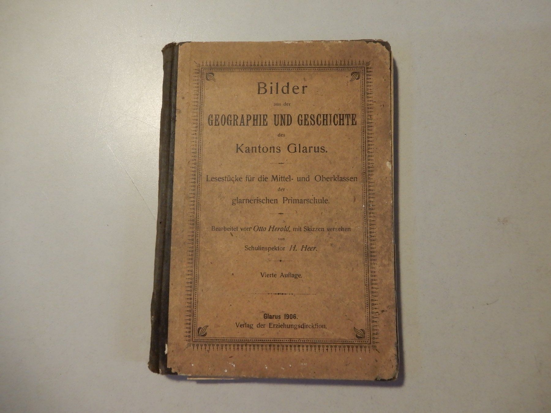 Libri: Glarus - Bilder Geographie Geschichte, 1906 – Usato da Erstfeld venduto da Mario_boe0