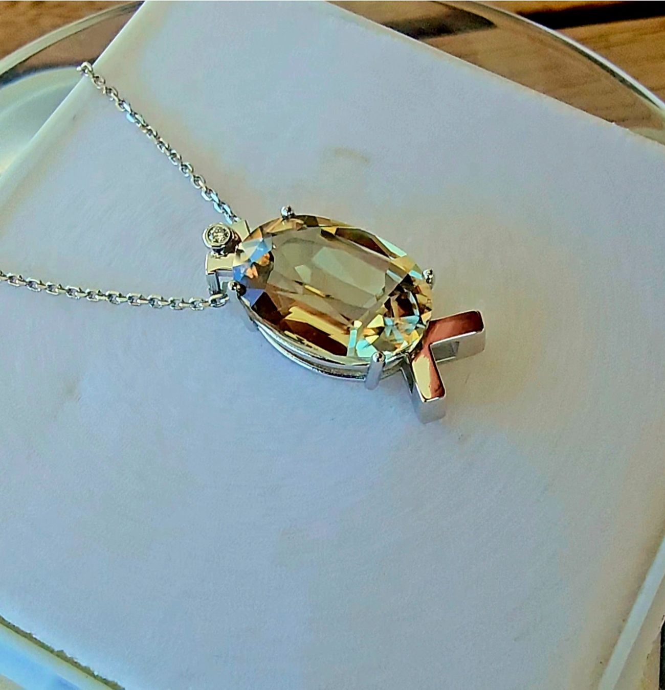Ketten: Zertifizierte Diaspora, Csarit kette mit Diamant – Neu (gemäss Beschreibung) aus Wolhusen von toni079 4