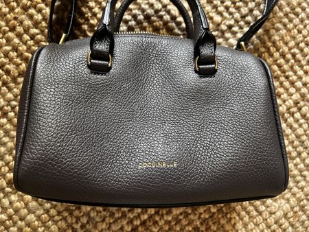 Coccinelle Handtasche Schwarz Leder Elegant Top-Zustand