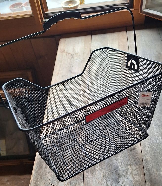 BLUE BIRD Fahrradkorb 20l - Quick-Clip Lenkerkorb Mit Blumenprint | Abnehmbarer Einkaufskorb