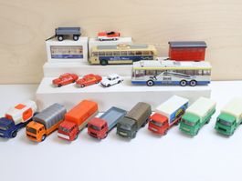 17 x Modellauto/Busse H0 1:87