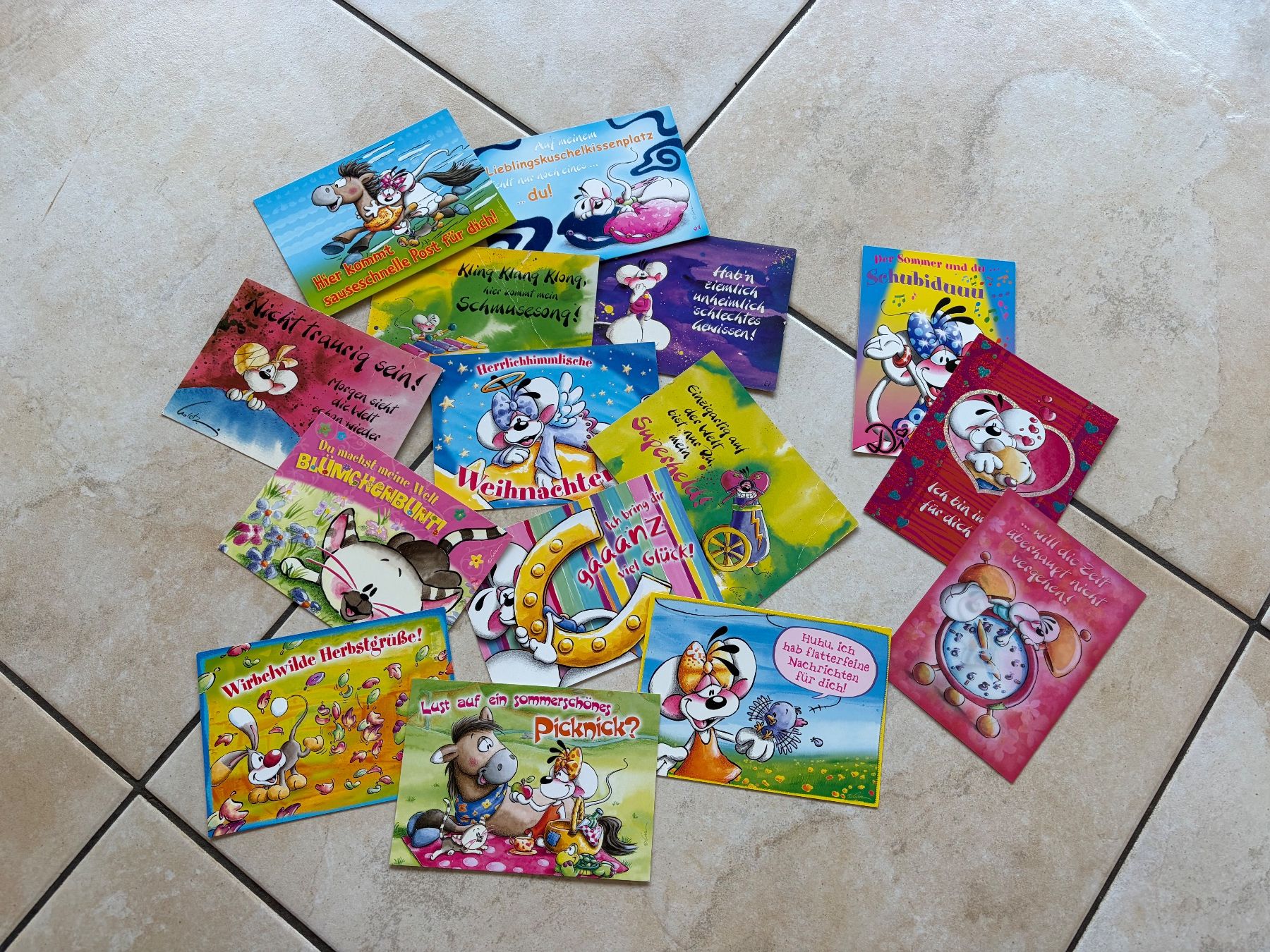 Cartoline postali: Diddle Sammlung Postkarten, Sticker & Briefmarken – Usato da Brüttisellen venduto da Fabiii.st 1