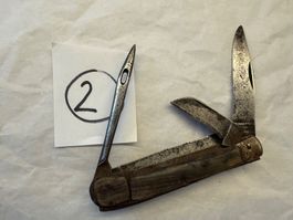 Vintage Taschenmesser mit Horngriffschale