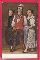 PRO JUVENTUTE KARTE, JOSEPH REINHARDT, DIE KINDER ULRICH BÄC