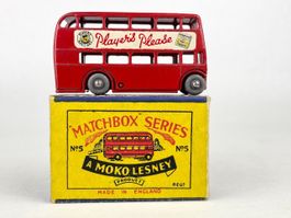 Matchbox Moko Lesney 5B Bus Players Please - Near Mint+