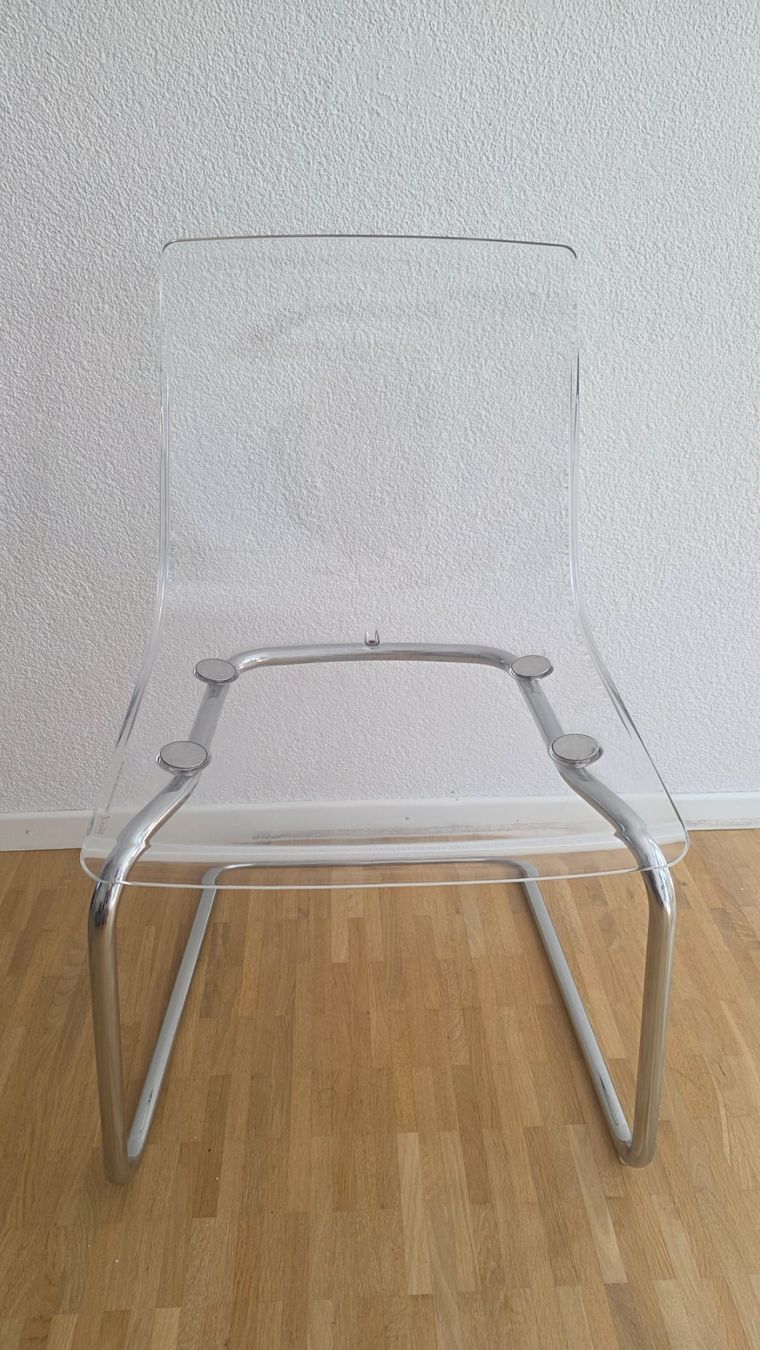 Ikea Sedie: 4x Ikea Tobias Stühle transparent – Usato da Biel/Bienne venduto da tec_t6jj 6