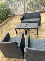 TV stand, coffee table, outdoor sofa (perfect condn)
