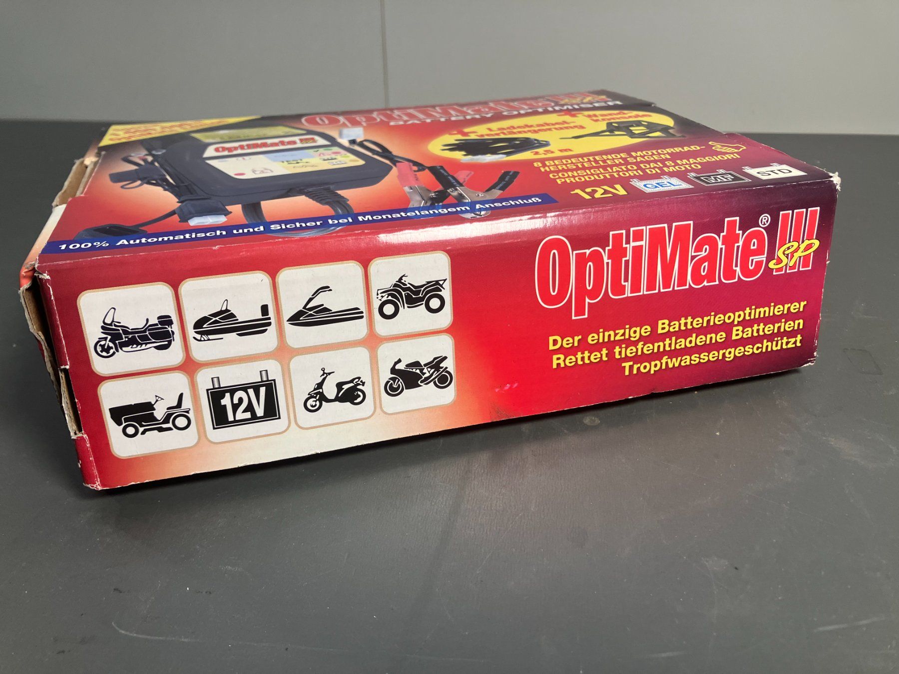 Ladegeräte: Optimate III SP Batterie Optimiser ohne Wandkonsole ab 1.- – Neu (gemäss Beschreibung) aus Lichtensteig von Buy24International 1