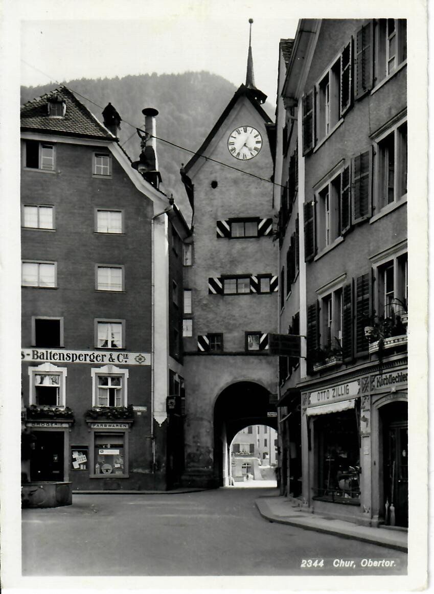 Cartoline postali: Chur, Obertor – Usato da Hochdorf venduto da Ziegel-16