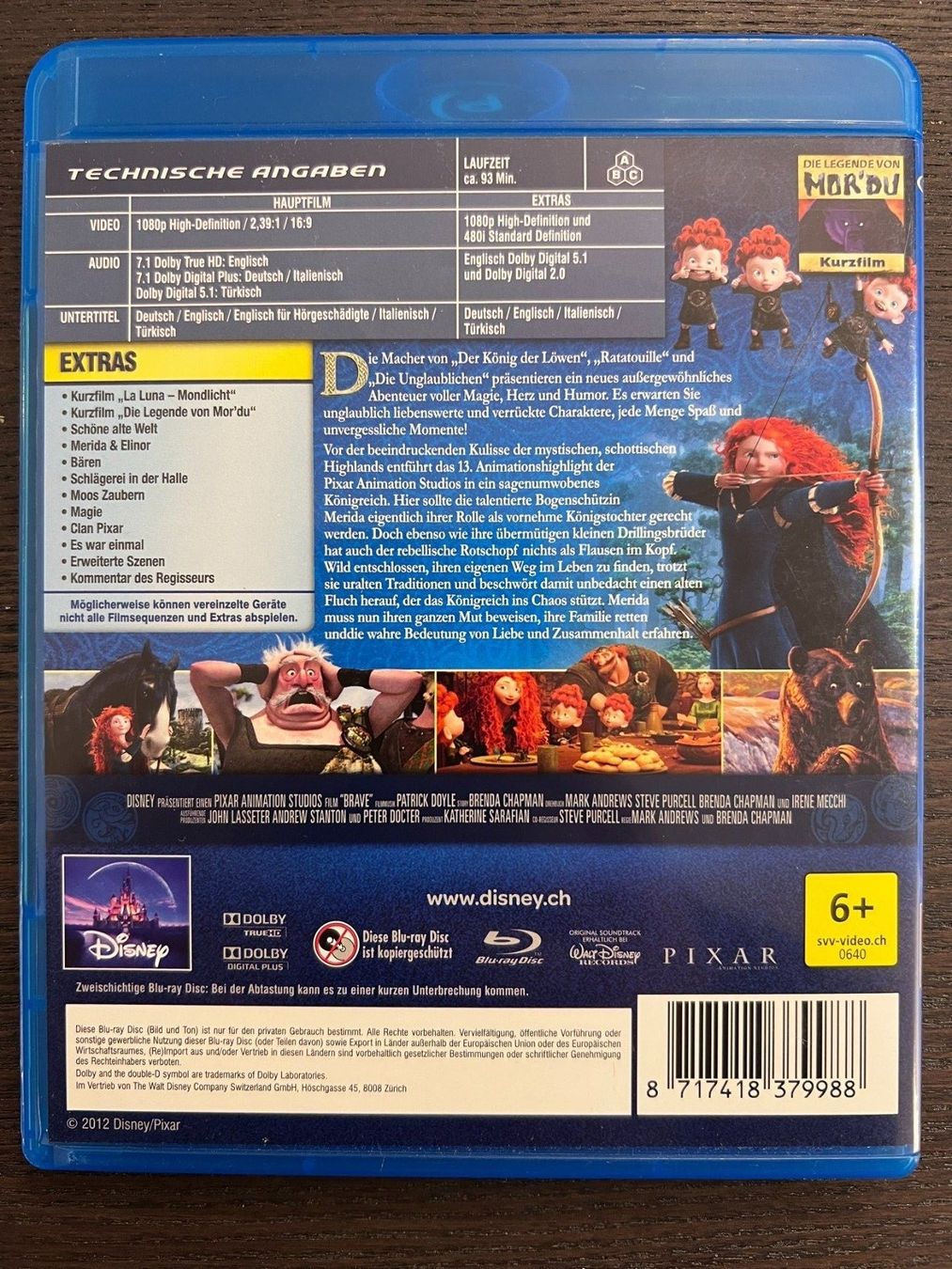 Tous les DVDs: Merida – D'occasion à Zürich par Blu-ray_ZH 1