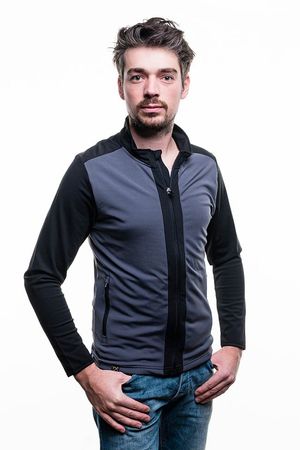 Schütz Sweatjacke Herren / Trainingsjacke Anthrazit Gr. M