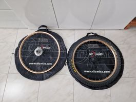 DT Swiss Laufradsatz gold Maxxis Minion DHF 26x2.50 DH Kasse