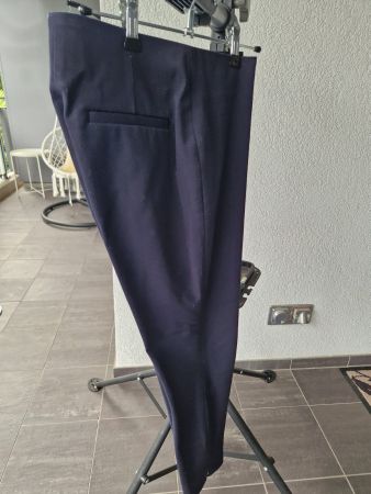H&M pants with stretch - 38 - navy blue