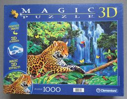 Magic Puzzle 3D - 1000 Teile - Jaguar Jungle
