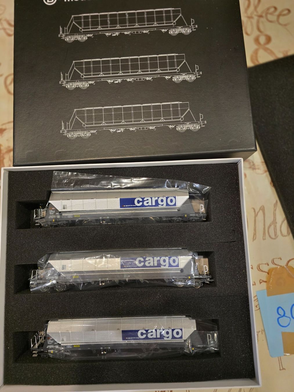 SBB/CFF/FFS Modellini di ferrovie: B-models 92102 Set 3 SBB Cargo CFF Silowagen Tagnpps – Nuovo (secondo la descrizione) da Mauren TG venduto da Defrancesco