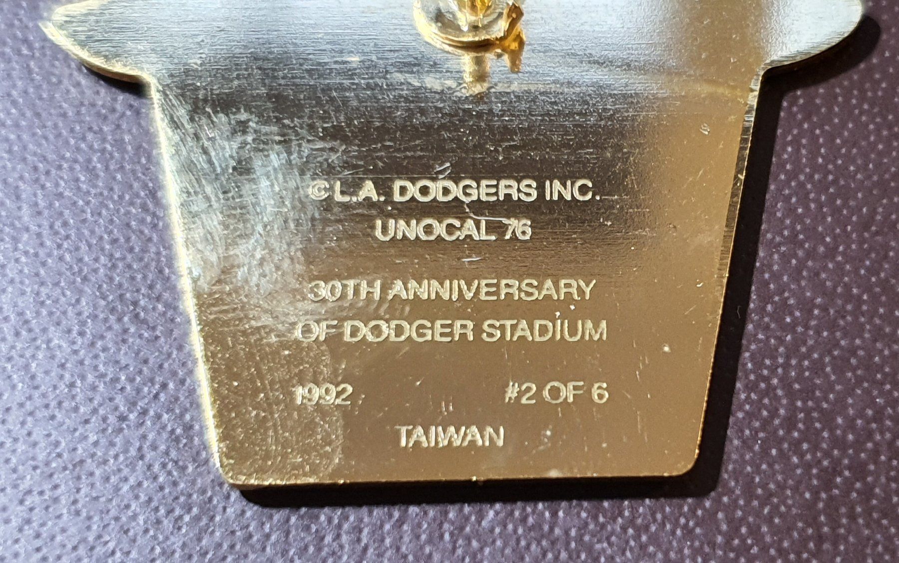 Placchette & Badge: S585 - Pin L.A. Dodger Stadium 1962 - 1992 – Usato da Reinach BL venduto da Boston-Verkauf 1