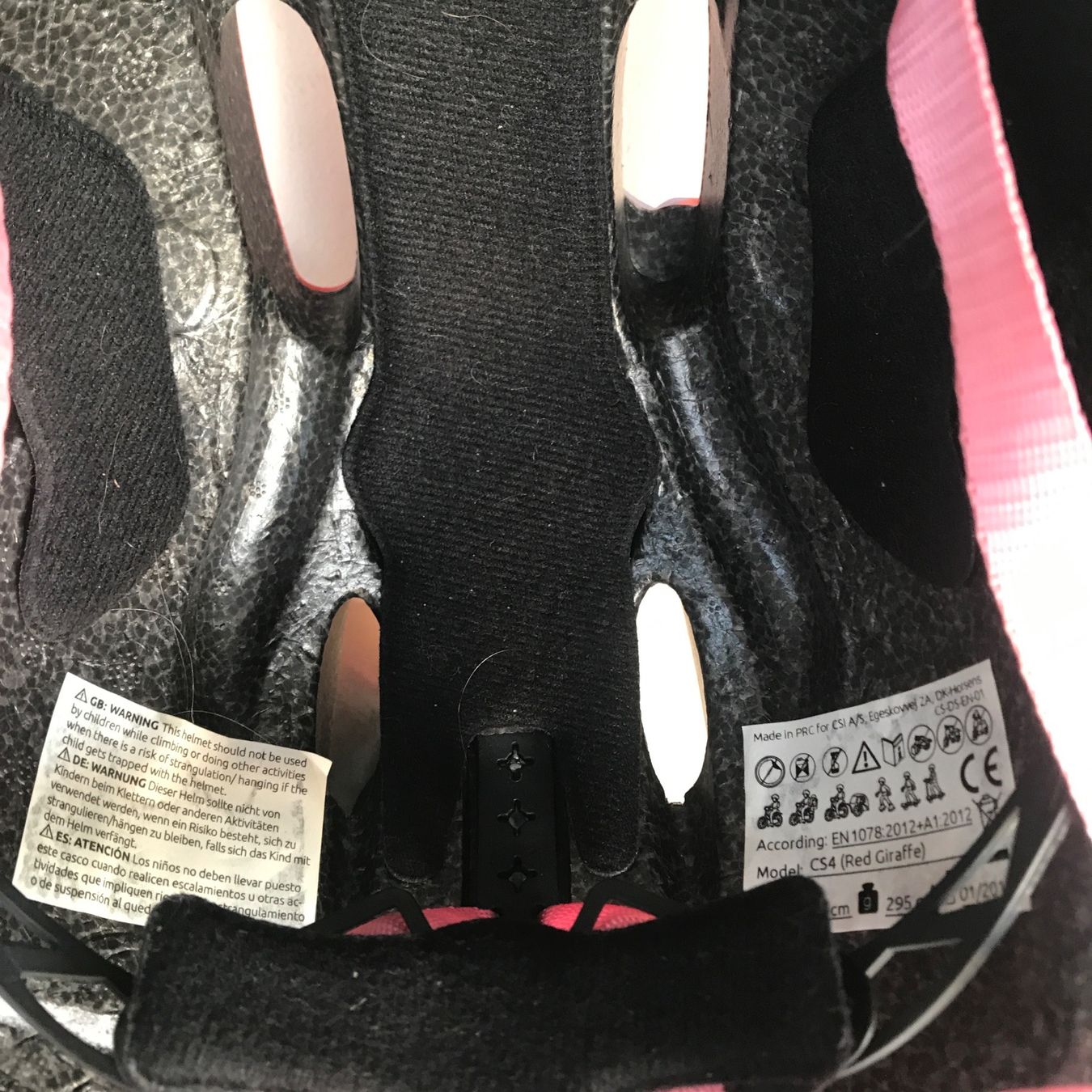 Caschi: GIRAFFE Fahrradhelm - RED, Gr. S – Usato da Ebnat-Kappel venduto da Molton 5