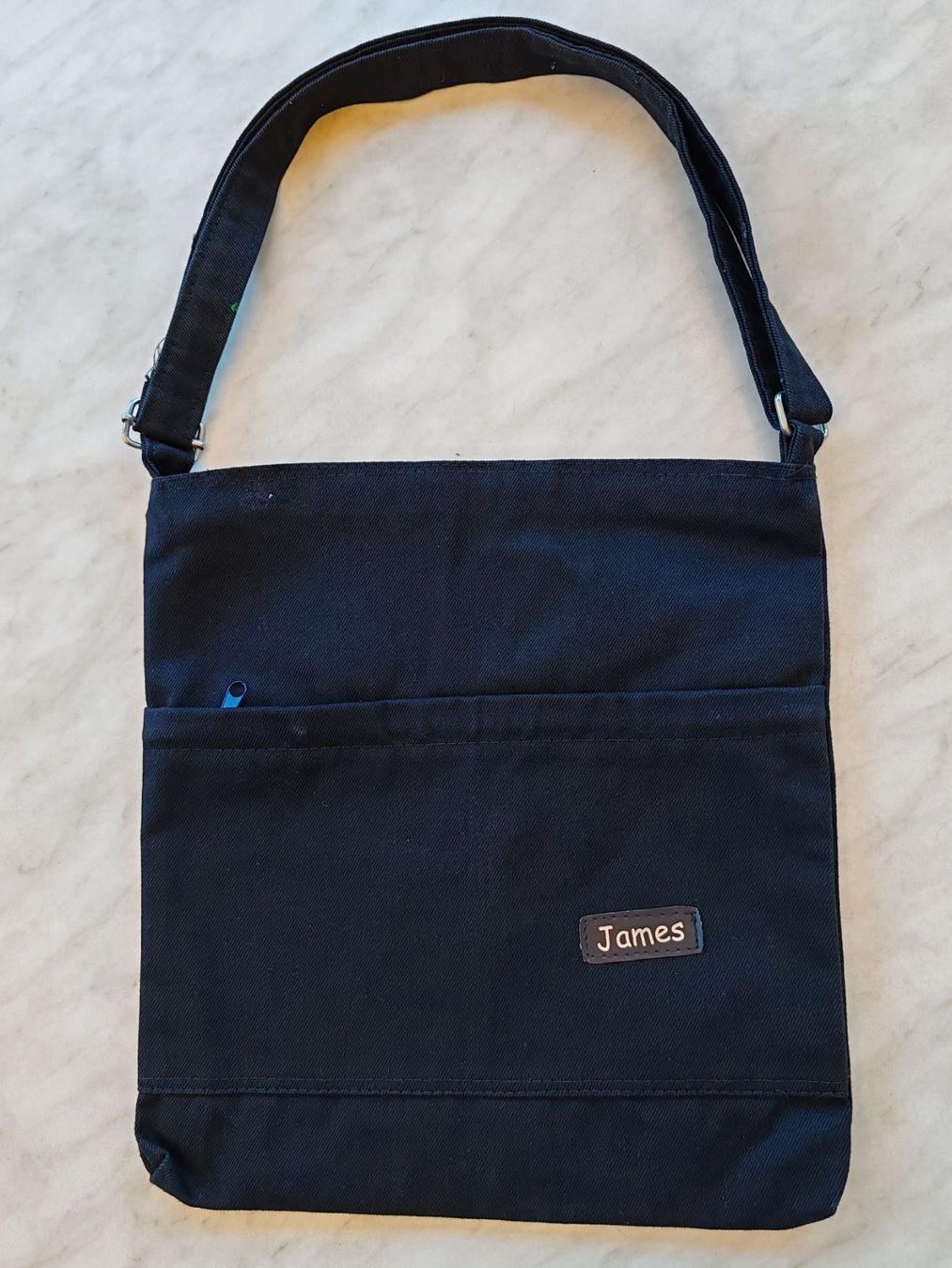 Borse: Handbemalte stabile Baumwoll Tasche mit Mandala – Usato da Abtwil SG venduto da IndianaJon 1