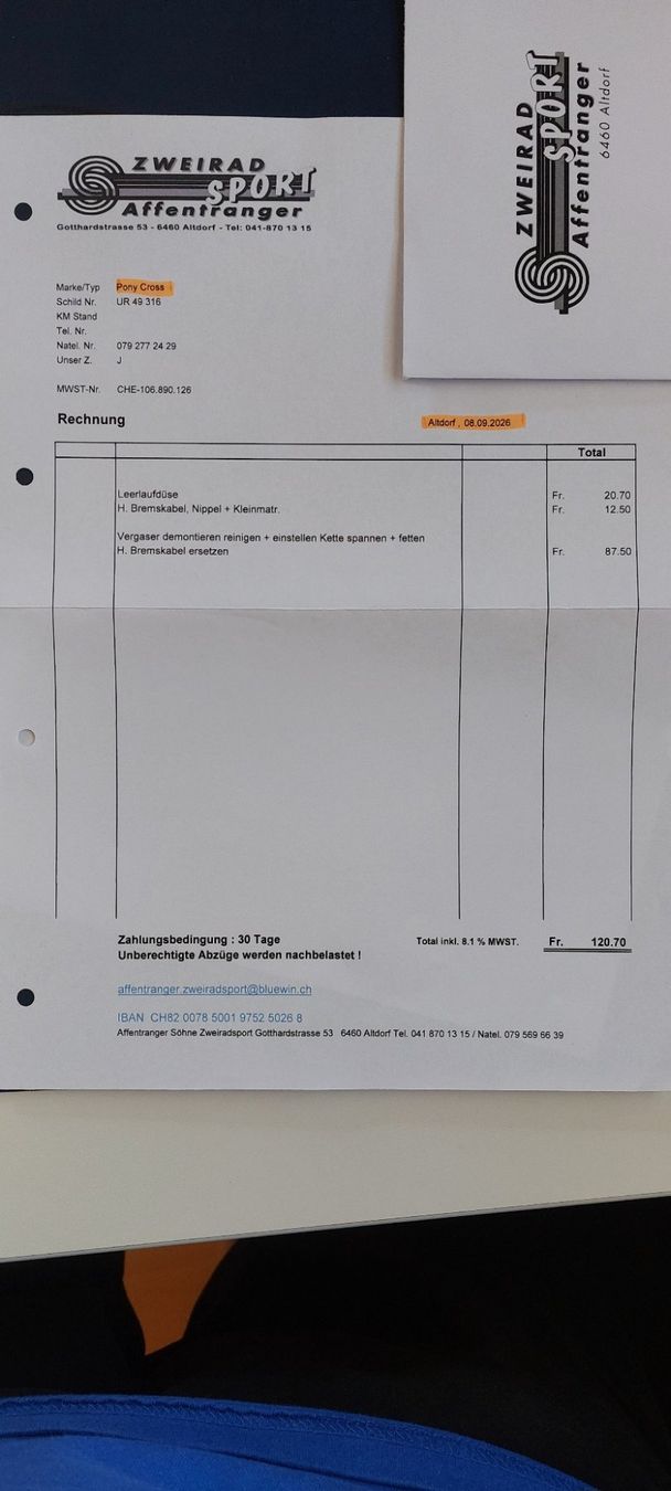 Pony Mofas: Töffli – Gebraucht aus Bürglen von kinzig73 5