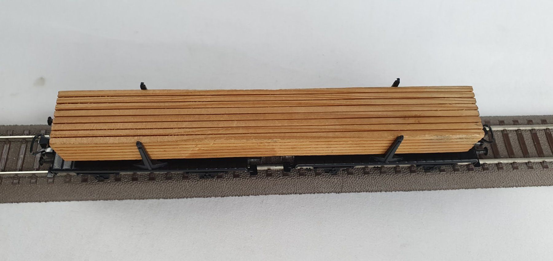 Märklin Modellini di ferrovie: Märklin 4665 DRG/DB Langholzwagen Version: 1974 – Usato da Seon venduto da voAllBah 2