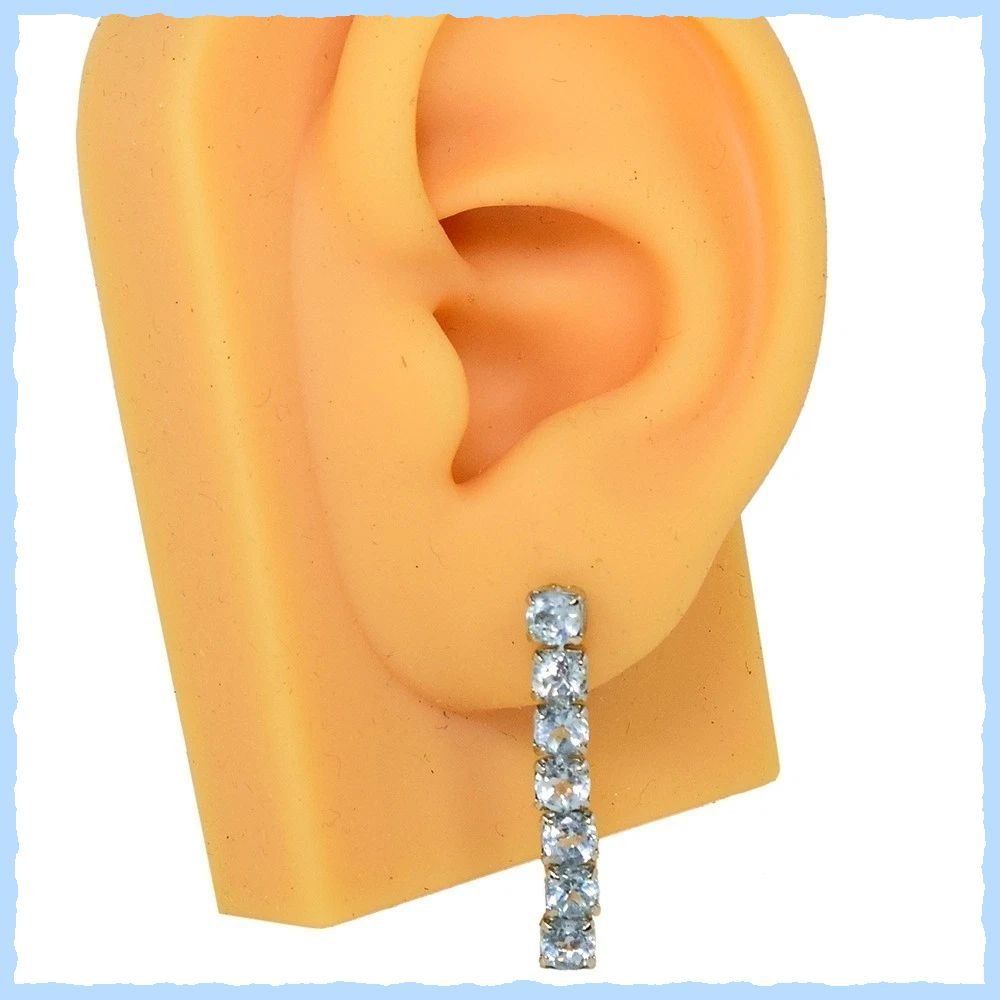 Orecchini pendenti & Orecchini a lobo: Bezaubernde Blau Topas Ohrhänger 925 Silber – Nuovo e nell'imballaggio originale da Oberglatt ZH venduto da Diamond-Girl 2