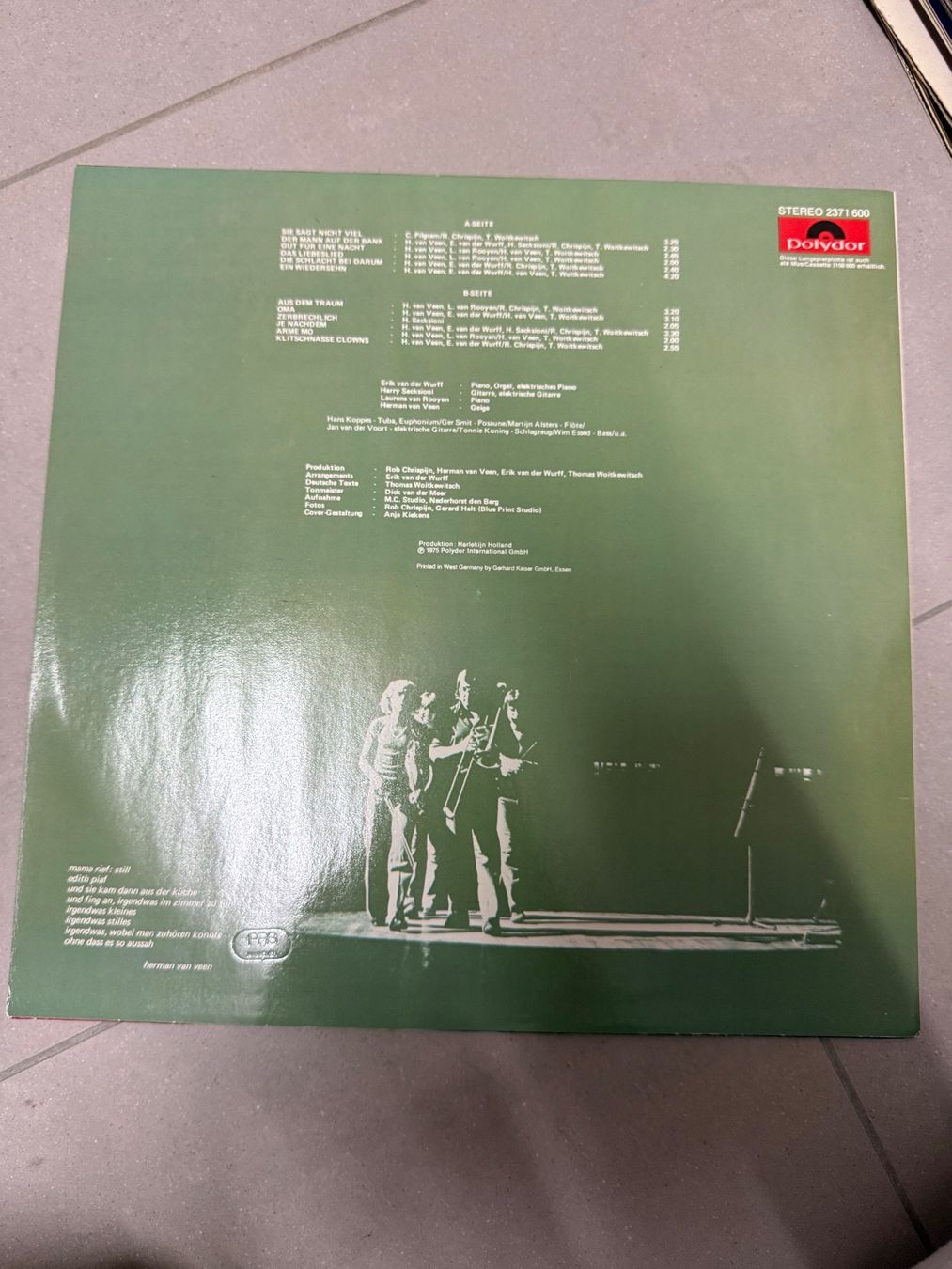 Vinyles: Schallplatte / Van Veen / Wunder Was – D'occasion à Freidorf TG par sarotiko 1