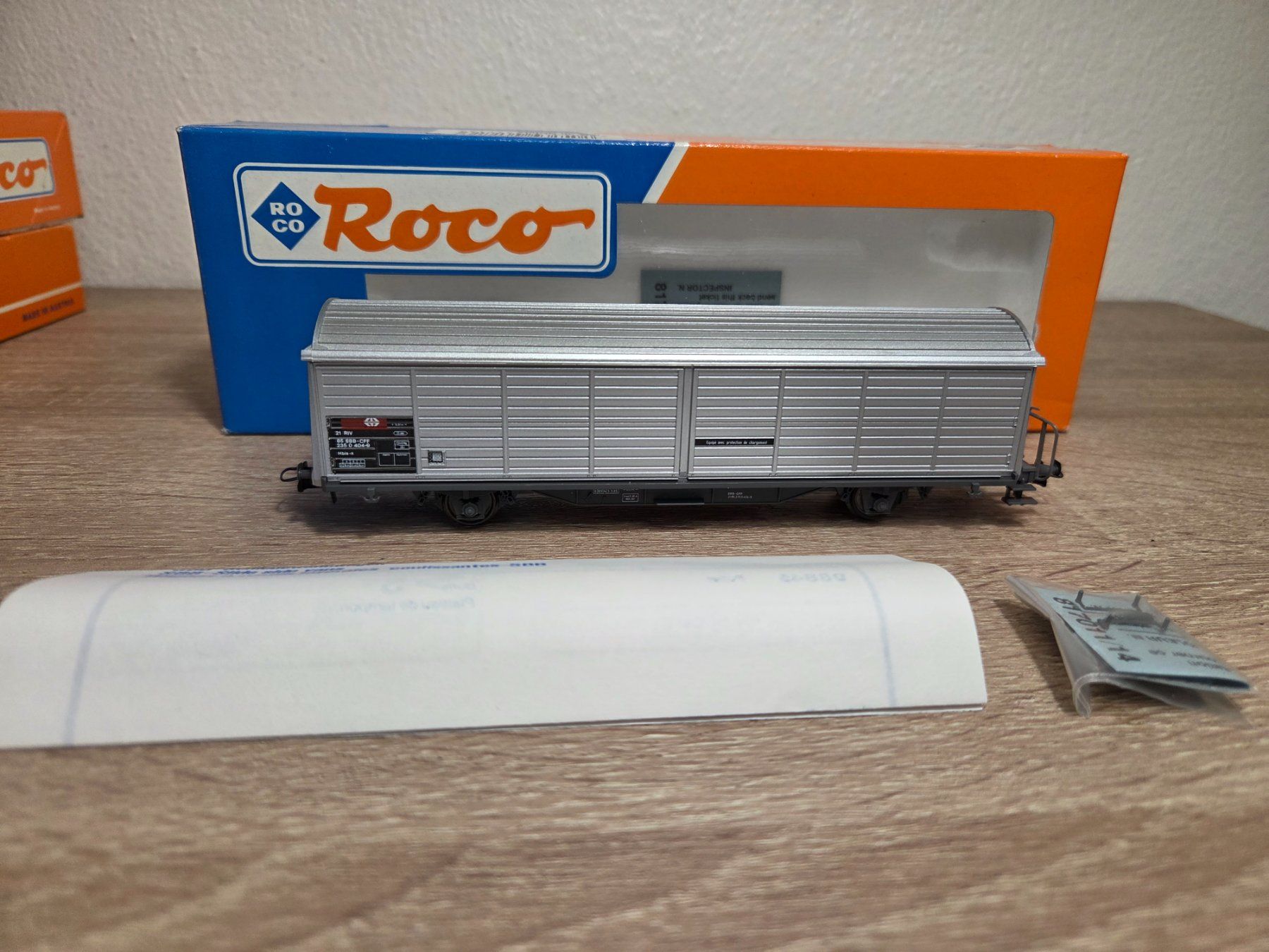 Roco Modellini di ferrovie: Roco 46171 Güterwagen SBB H0 – Nuovo e nell'imballaggio originale da St-Aubin-Sauges venduto da Lo_Go 5