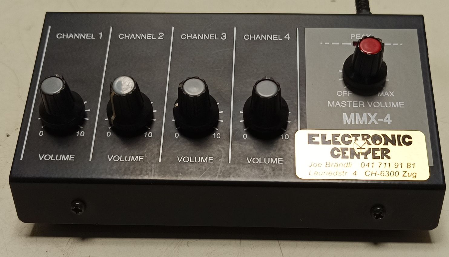 Equalizzatori: Kompakter MMX-4 Mini-Mixer - (em43) – Nuovo (secondo la descrizione) da Künten venduto da Schnaepplihuus