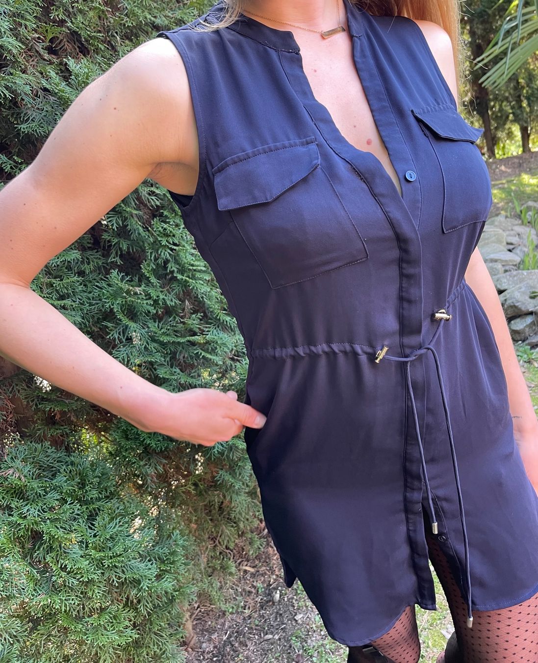 Kleider: Mega super Abito-Camicetta di viscosa S/M-chic e elegante – Neu (gemäss Beschreibung) aus Gordevio von LanaZimm 7
