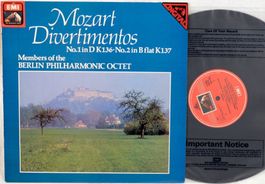 Mozart Divertimentos No.1 - UK - LP Gewaschen TOP