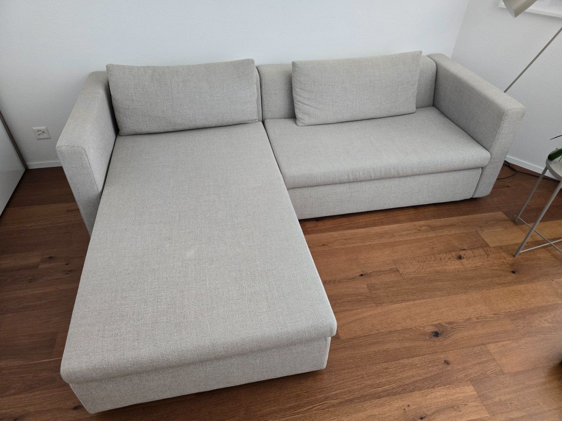 Sofas: Couch Ecksofa L-Form beige – D'occasion à Oberrohrdorf par Normstrich 3
