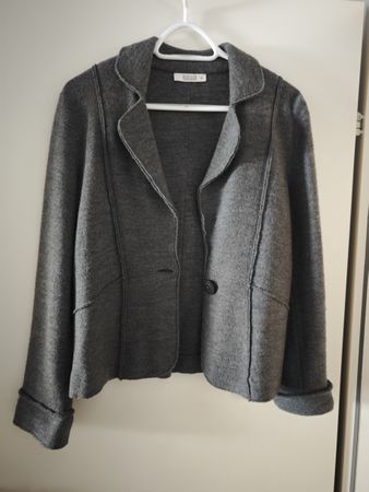 Beutler Swiss Design Herbst Wollblazer, Grau, Gr. M