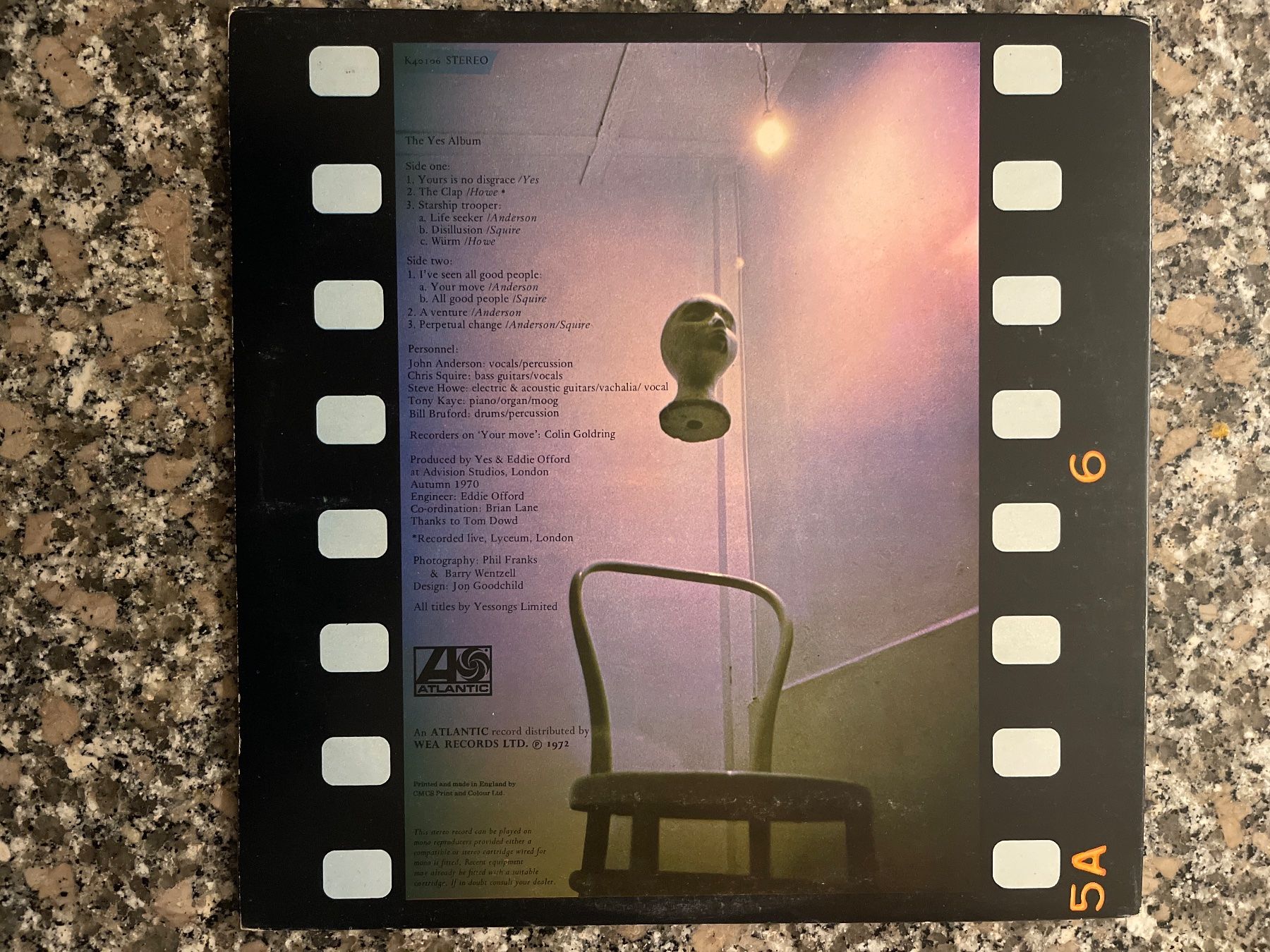 Dischi in vinile: S42/The Yes Album – Usato da Frutigen venduto da Philippe_jsp 1