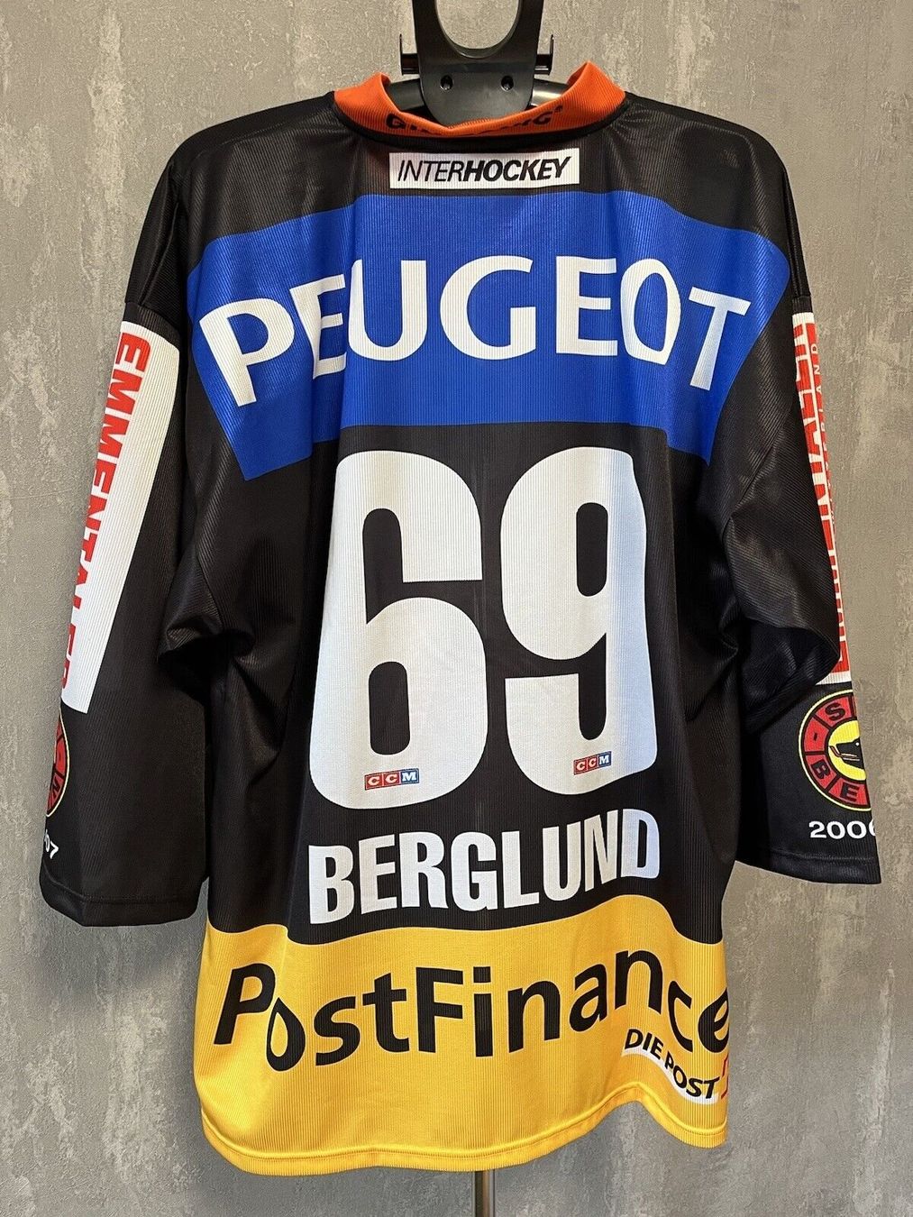 Canottiere & Pantaloni: Spielerversion Heimtrikot SC Bern - SCB - Christian BERGLUND – Nuovo (secondo la descrizione) da Niederbipp venduto da floorballrexi 4