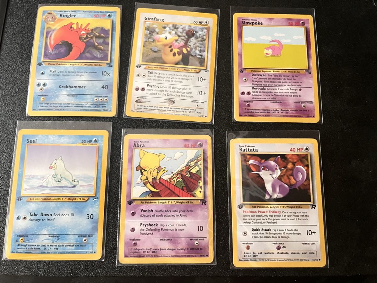 Pokémon Carte collezionabili: Pokemon Vintage first Edition – Usato da Winterthur venduto da Brachypelma007