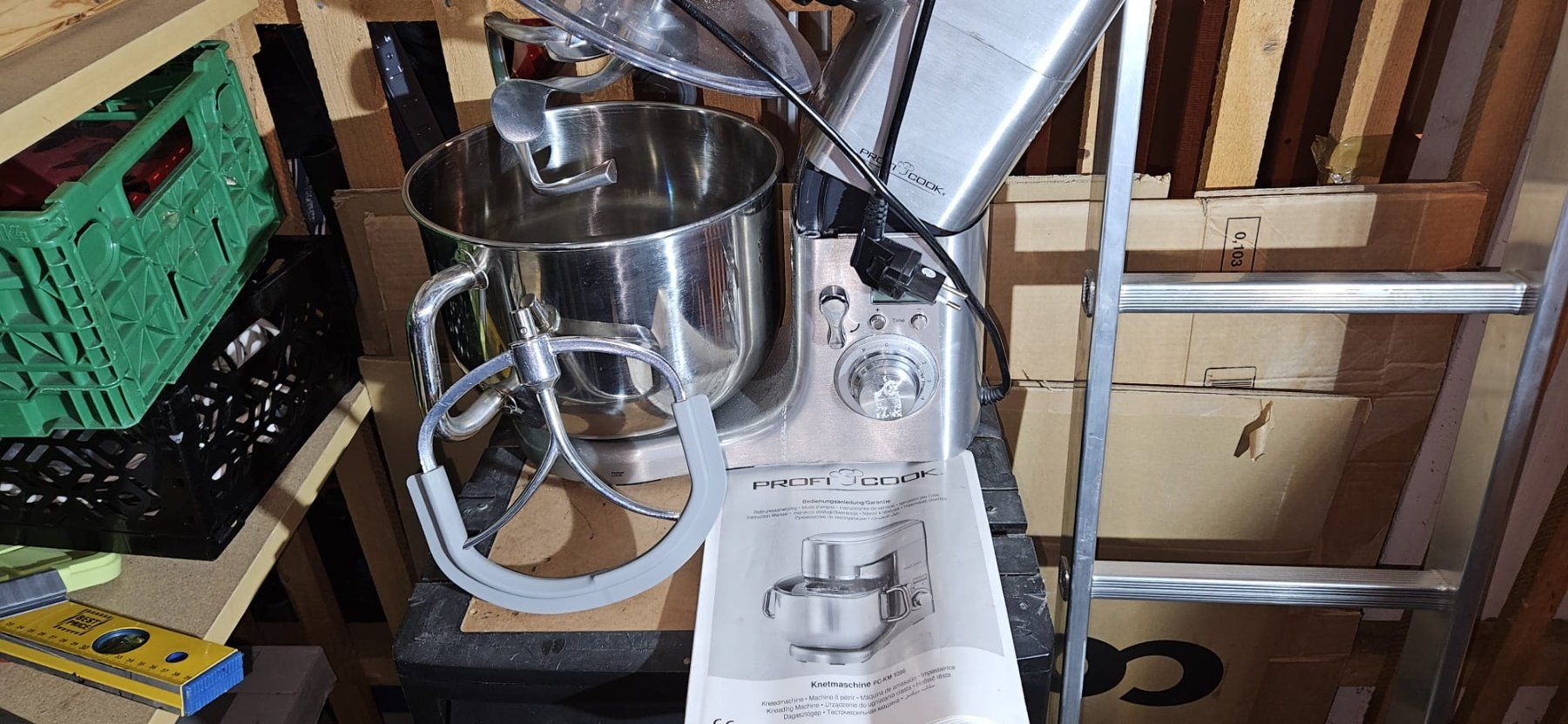 Elettrodomestici da cucina: ProfiCook Knetmaschine PC-KM 1096 edelstahl – Usato da Arbon venduto da Voebue