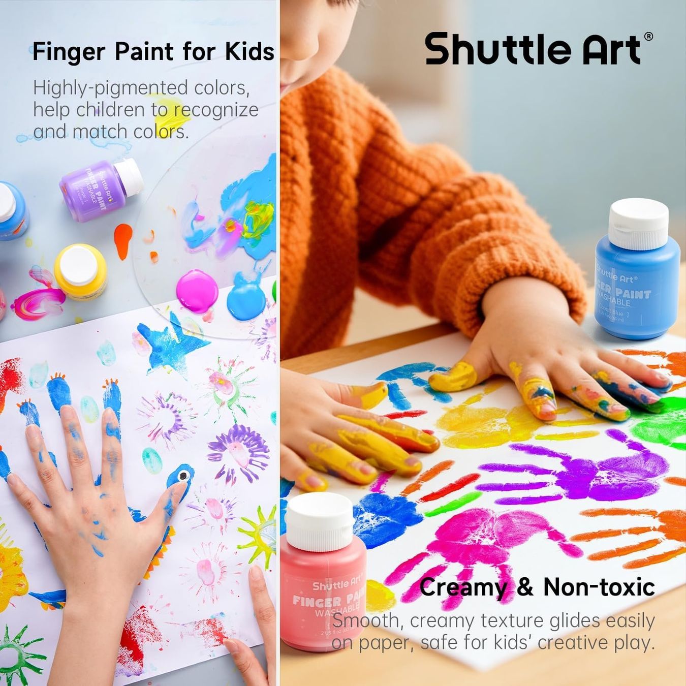 Colori: Fingerfarben Set für Kinder mit 12 Farben – Nuovo e nell'imballaggio originale da St. Gallen venduto da sch_zsz7 3