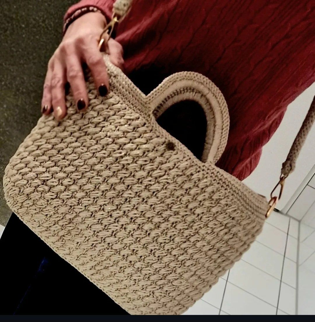 Taschen: Handmade Handtasche, beige-gold – Neu (gemäss Beschreibung) aus Amriswil von gu80kaya 5