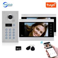 Tuya smart 7-Zoll-WLAN-Video-Türsprechan mit 2 Touch Monitor