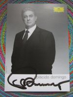 PLACIDO DOMINGO OPERSÄNGER AUTOGRAMM