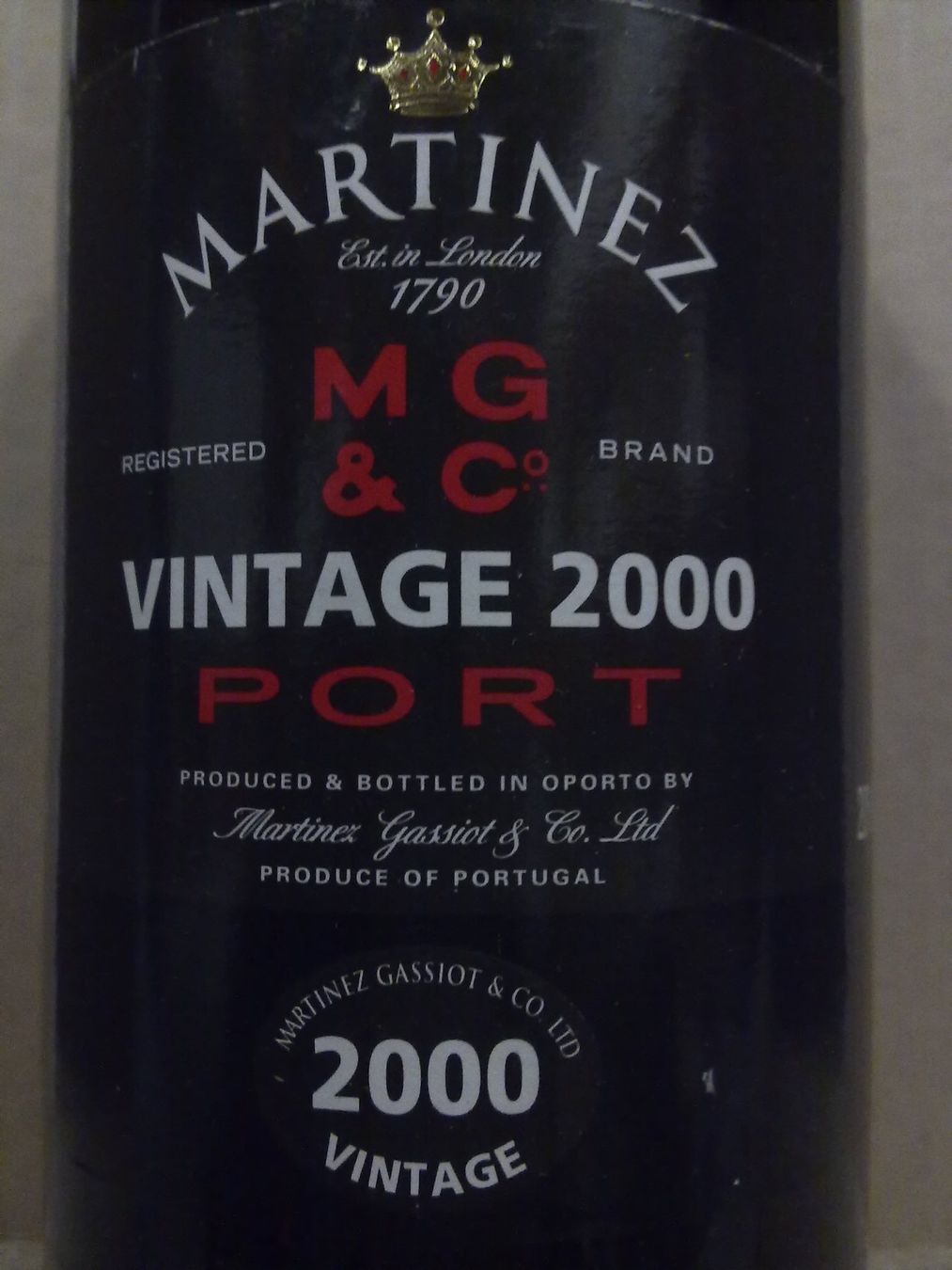 Vino: Porto Martinez Vintage 2000 – Nuovo (secondo la descrizione) da Cully venduto da Forninho