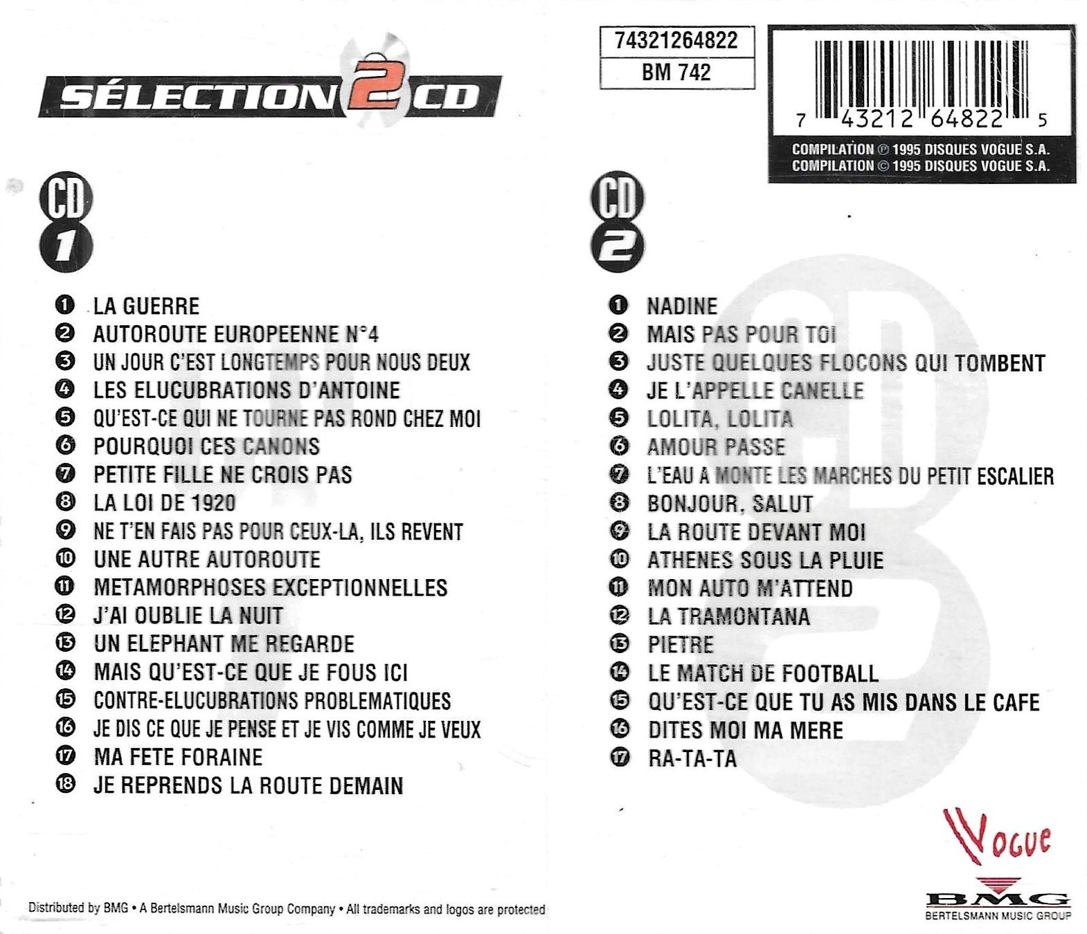 CD: Antoine 2 CD's - Best Of – Usato da Savagnier venduto da Ne2065 1