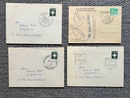 4 Belege Raumfahrt DDR 1982/83