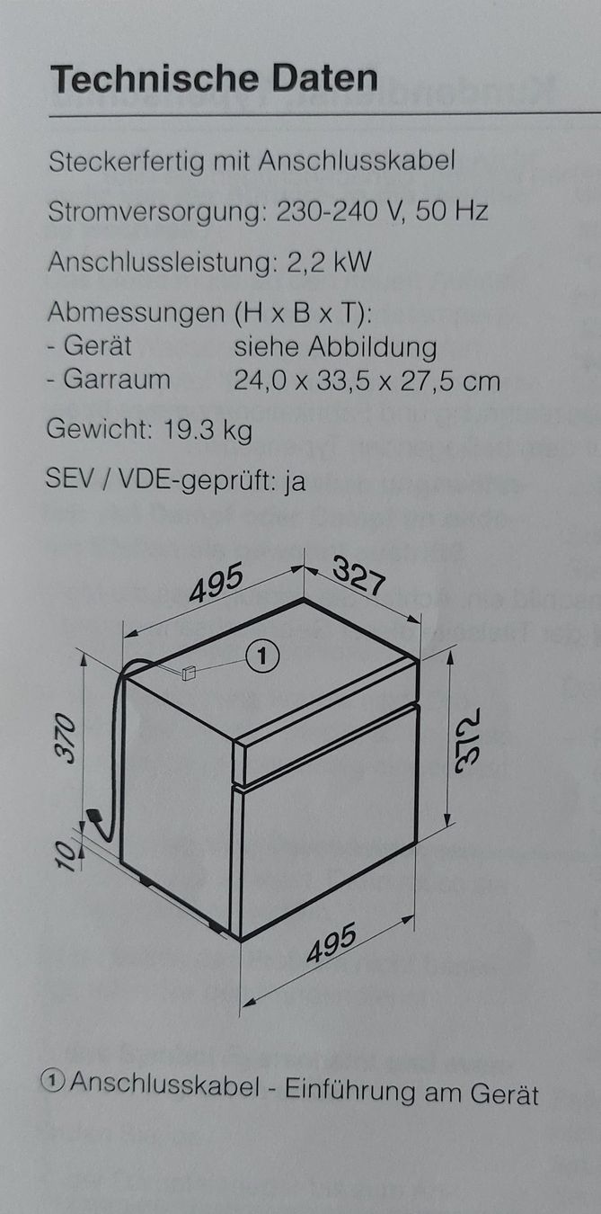 Miele Appareils de cuisine: Miele Dampfgarer DG 1050 – D'occasion à Schwerzenbach par Chimli 5