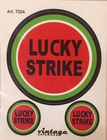 Lucky Strike Aufkleber Sticker 3teilig (Art. 7054)