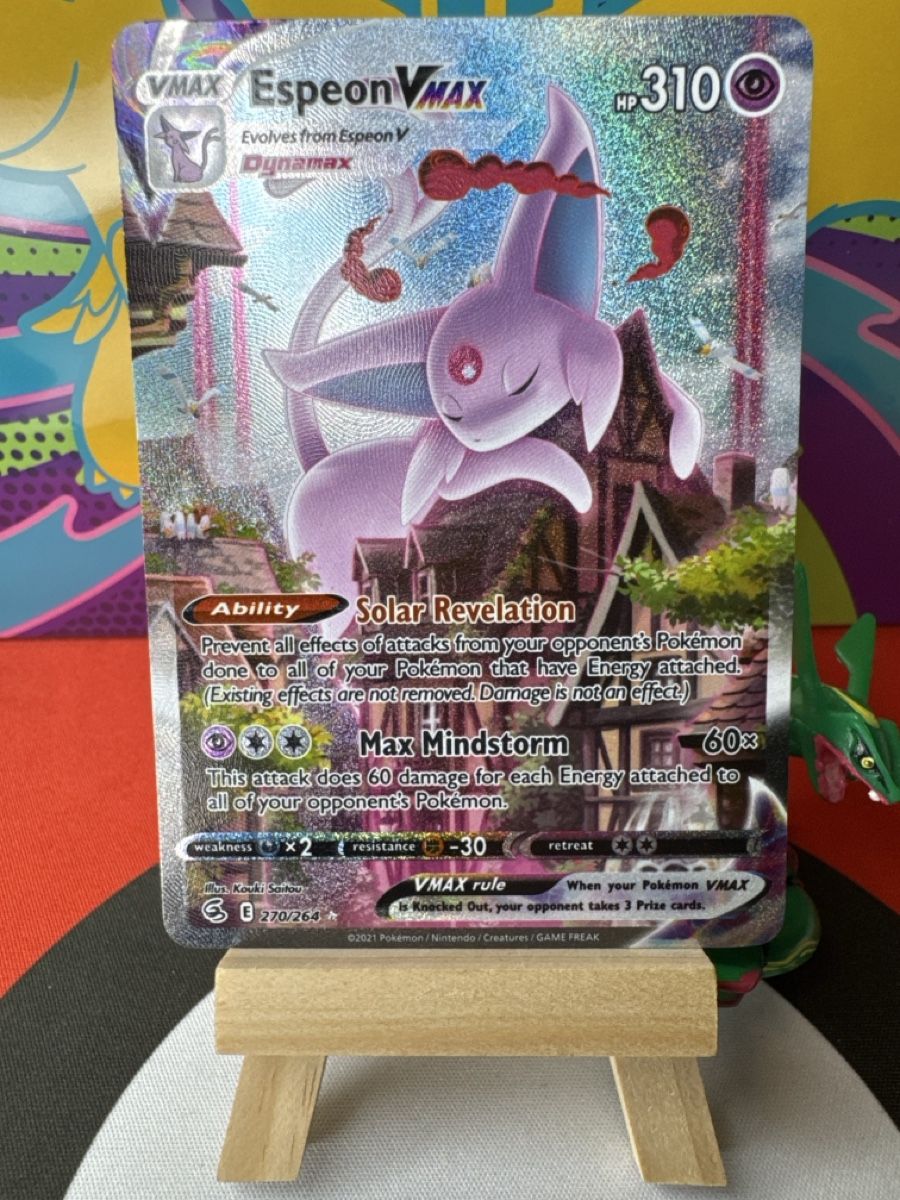 Pokémon Sammelbilder & Trading cards: POKÉMON / Espeon VMAX / Fusion Strike / Illustration 🇺🇸 – Gebraucht aus Herzogenbuchsee von TCG-High-Quality