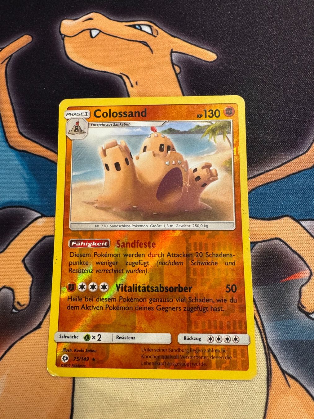 Pokémon Sammelbilder & Trading cards: Colossand (SUM 75) - Reverse Holo - Sonne & Mond – Neu (gemäss Beschreibung) aus Bülach von Pfrenzel