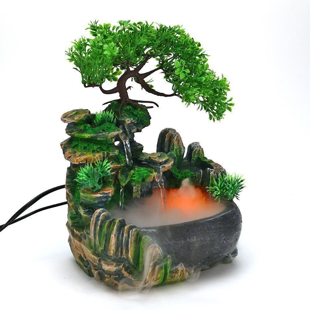 Teiche & Zierbrunnen: Zimmerbrunnen Wasserfall mit Vernebler – Neu (gemäss Beschreibung) aus Thun von Newnewshop 6
