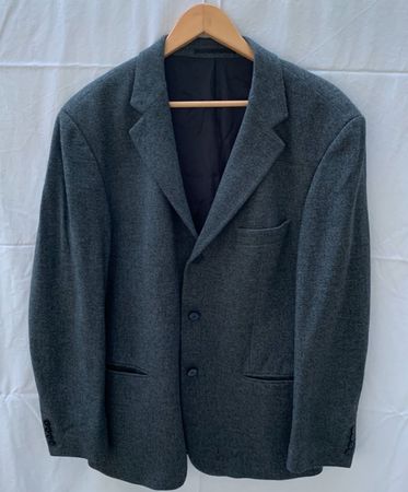 Superbe veston texturé homme GANT 82%laine 5%cachemire t.50