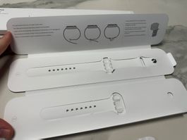 Apple Watch Sport Band Weiss (White, NEU)